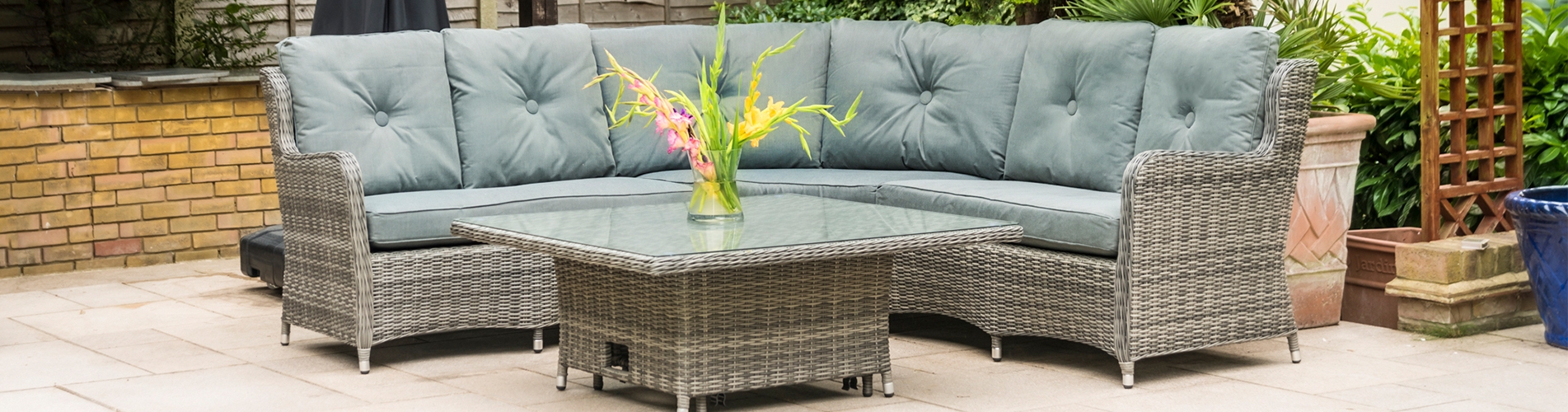 Katie Blake Furniture's Height Adjustable Garden Table Sets