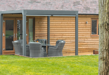 Pergola and Frie Pit Perfect Combination