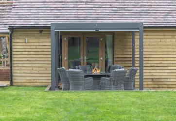 Charlotte aluminium slatted pergola