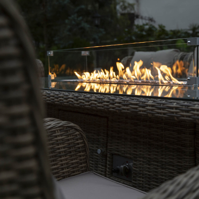 With a Katie Blake fire pit furniture set you and your guests will keep warm well into the evening!