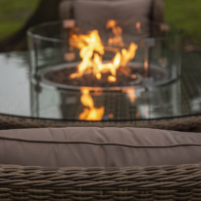 With a Katie Blake fire pit furniture set you and your guests will keep warm well into the evening!