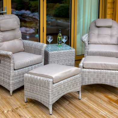 Make the most of your outdoor space with Katie Blake's Flamingo garden furniture collection...