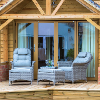 Make the most of your outdoor space with Katie Blake's Flamingo garden furniture collection...