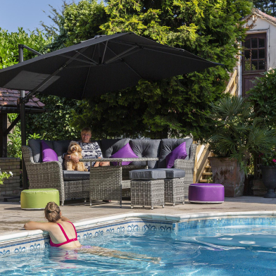 Co-ordinated garden furniture options to create a comprehensive & cohesive outdoor living area