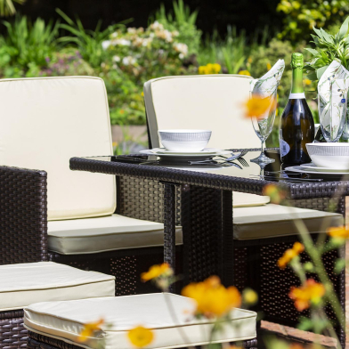 Katie Blake’s NEW ‘Everyday Basics’ outdoor living ready-to-assemble garden furniture range.