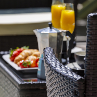 Katie Blake’s NEW ‘Everyday Basics’ outdoor living ready-to-assemble garden furniture range.