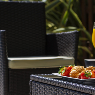 Katie Blake’s NEW ‘Everyday Basics’ outdoor living ready-to-assemble garden furniture range.