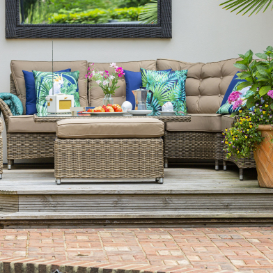 Mayberry Corner Rattan Garden Sofa