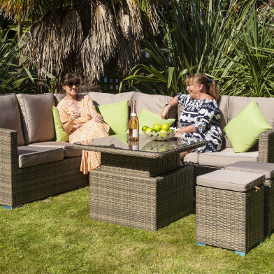 Sandringham Rattan Garden Sofa Set