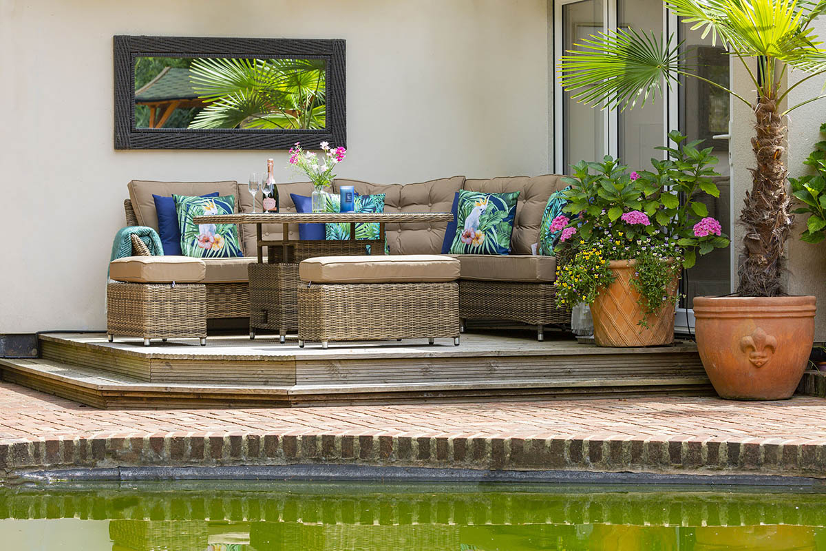 Katie Blake Furniture outdoor garden sofa and corner sets