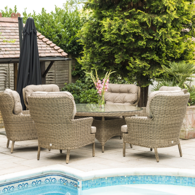 A beautiful collection of fine outdoor furniture offering the highest level of comfort and quality