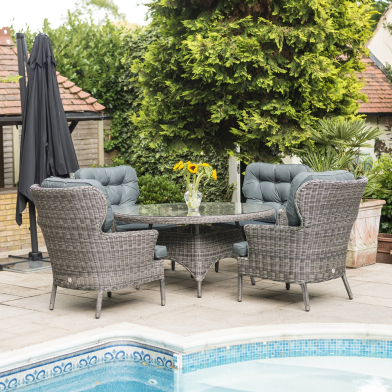 A beautiful collection of fine outdoor furniture offering the highest level of comfort and quality