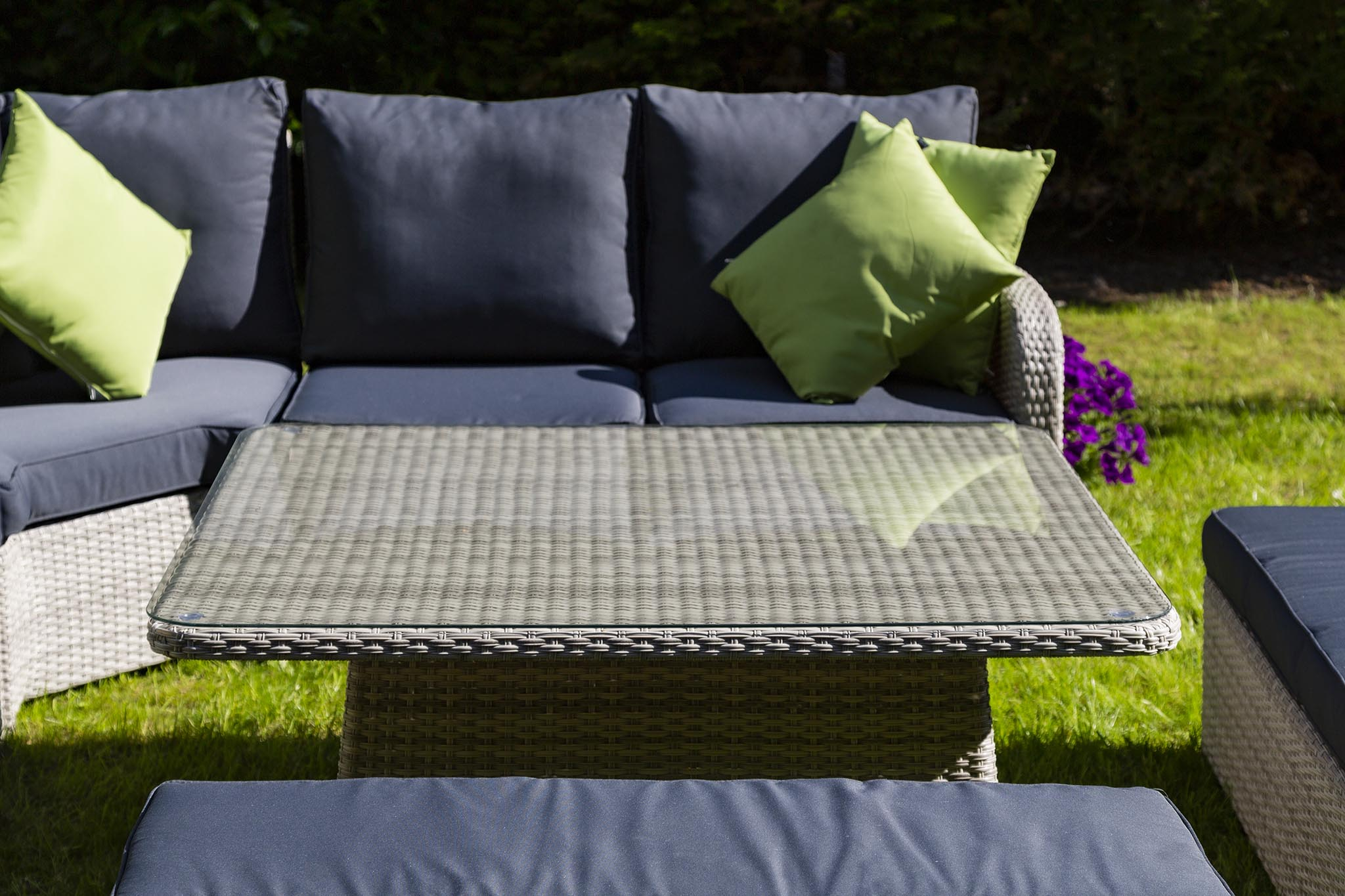 Rattan corner units discount