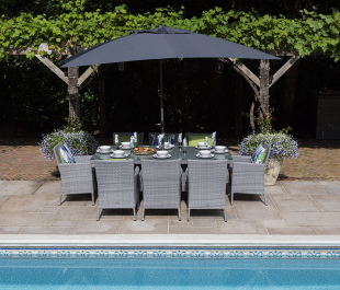 Katie Blake Garden Furniture Sandringham 8 Chair Dining Set