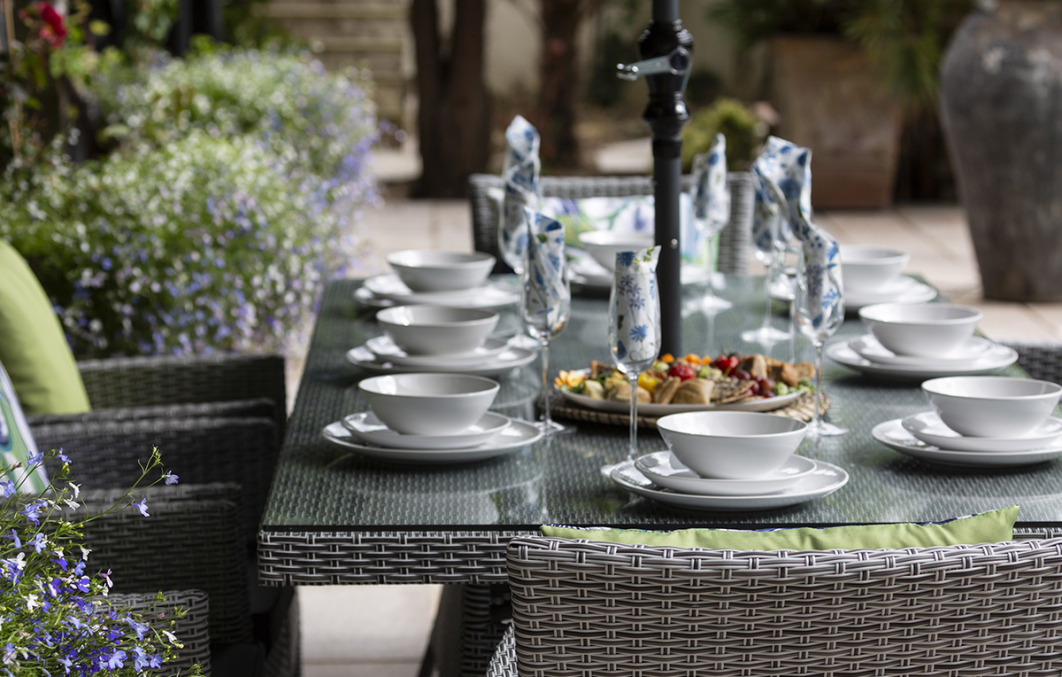 Katie Blake Garden Furniture Sandringham 8 Chair Dining Set