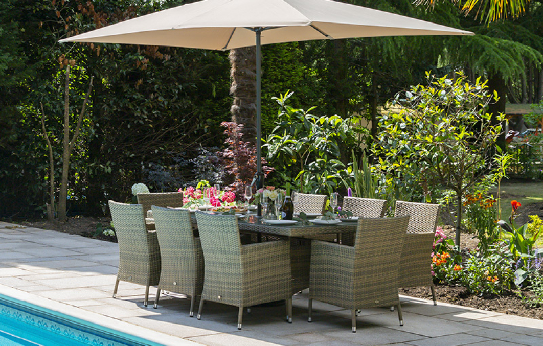 Katie Blake Garden Furniture Sandringham 8 Chair Dining Set