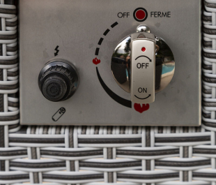 Sandringham KD High Dining Corner Fire Pit Set