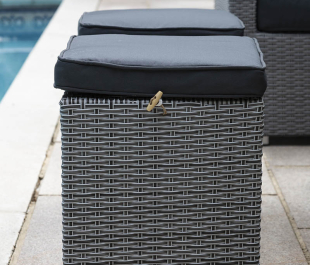 Sandringham KD High Dining Corner Fire Pit Set