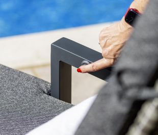 Marlowe Luxe Single Sunlounger with Side Table