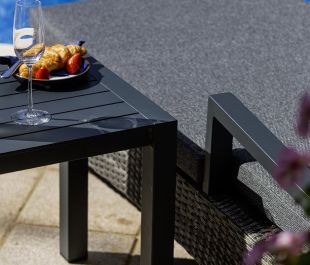 Marlowe Luxe Single Sunlounger with Side Table