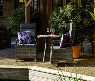 Marlowe Luxe 2 Seat Reclining Bistro Set