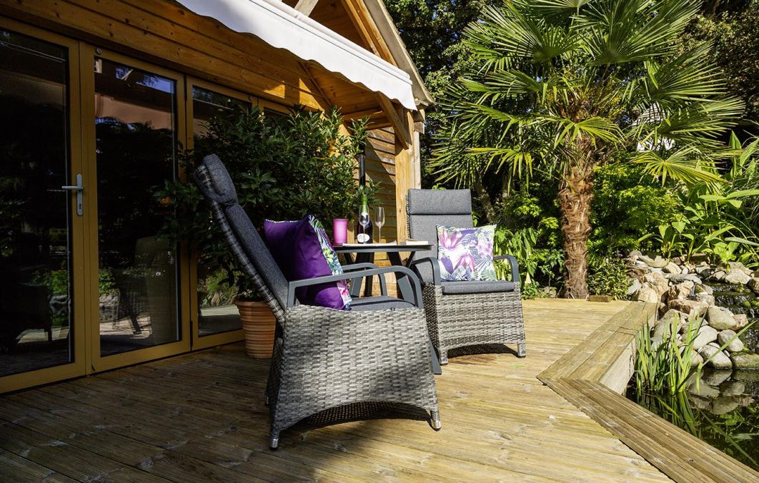 Marlowe Luxe 2 Seat Reclining Bistro Set