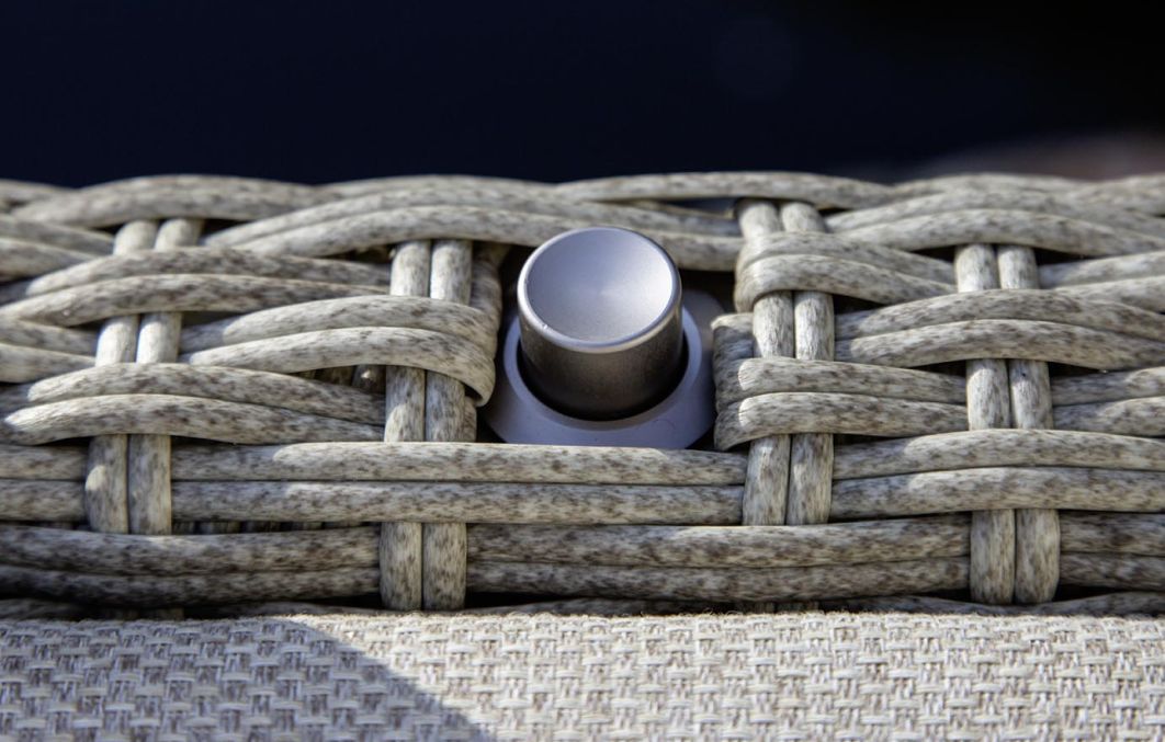 Marlowe Luxe 6 Seat Reclining Dining Set with Rectangular Extending Table