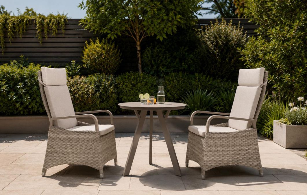 Marlowe Luxe 2 Seat Reclining Bistro Set