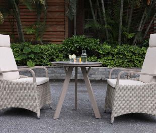 Marlowe Luxe 2 Seat Reclining Bistro Set