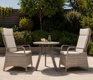 Marlowe Luxe 2 Seat Reclining Bistro Set
