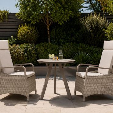 Marlowe Luxe 2 Seat Reclining Bistro Set