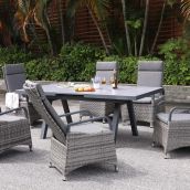 Marlowe Artisan 6 Seat Dining Set with Round Table
