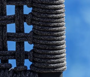 Marlowe Artisan 4-Seat Dining Set with Parasol