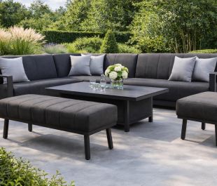 Marlowe Prestige Large Corner Set with Adjustable Table