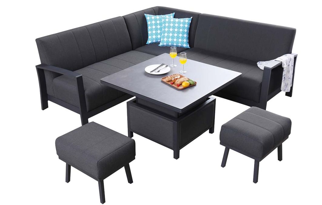 Marlowe Prestige Compact Corner Set with Adjustable Table