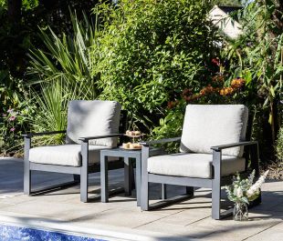 Windsor 2 Seat Aluminium Lounge Set