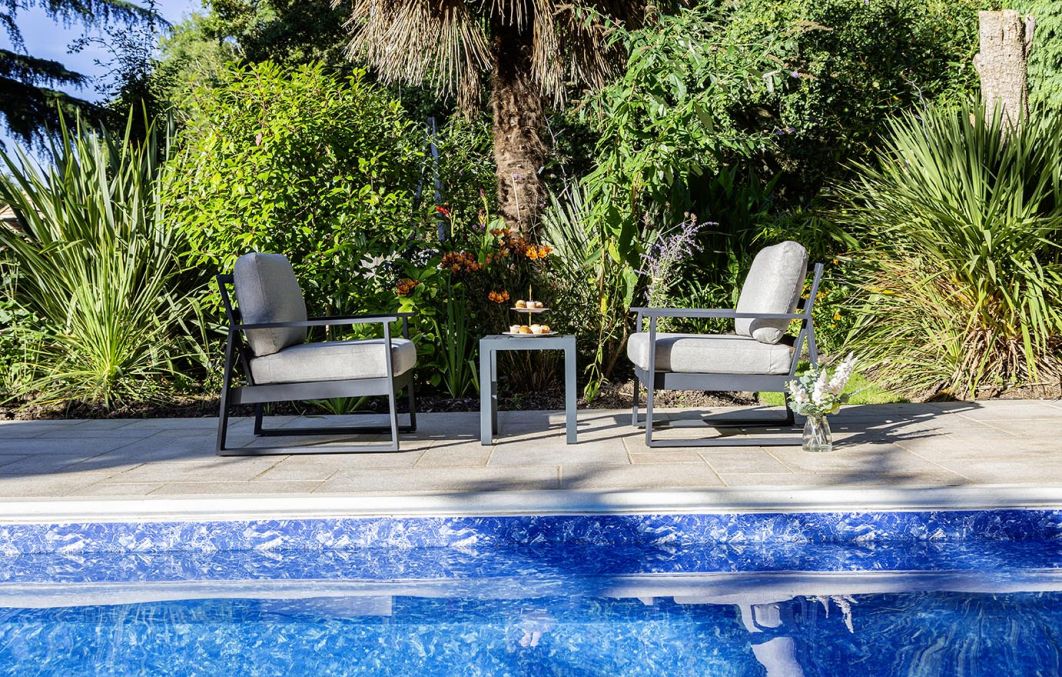 Windsor 2 Seat Aluminium Lounge Set