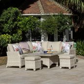 Windsor Heritage Large Corner set with Height Adjustable Table & 2 Stools