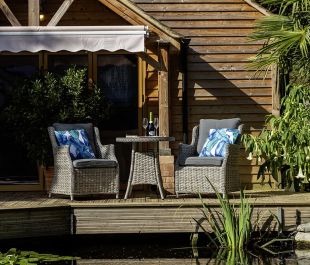 Windsor Heritage 2 Seat Rattan Bistro Set with 70cm Table