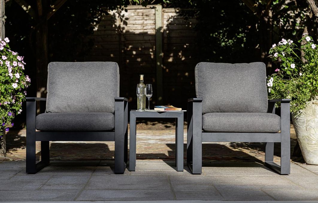 Windsor 2 Seat Aluminium Lounge Set