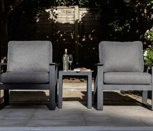 Windsor 2 Seat Aluminium Lounge Set
