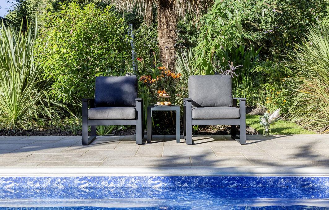 Windsor 2 Seat Aluminium Lounge Set