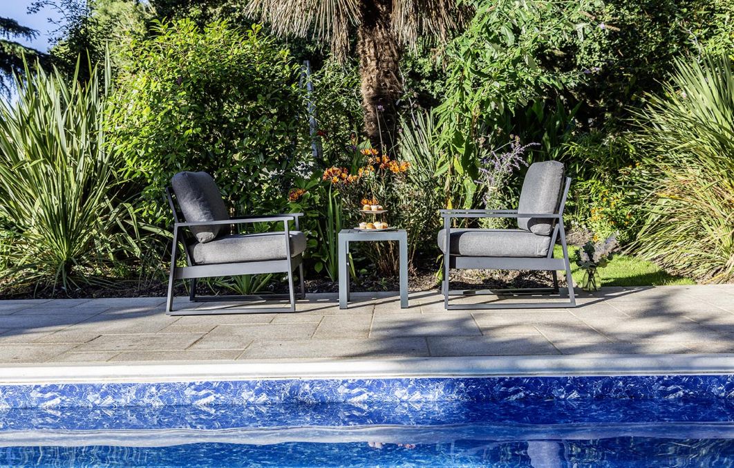 Windsor 2 Seat Aluminium Lounge Set