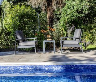 Windsor 2 Seat Aluminium Lounge Set