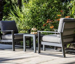 Windsor 2 Seat Aluminium Lounge Set
