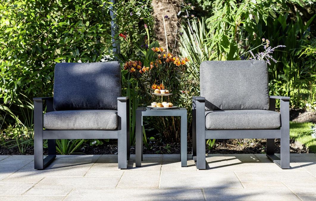 Windsor 2 Seat Aluminium Lounge Set