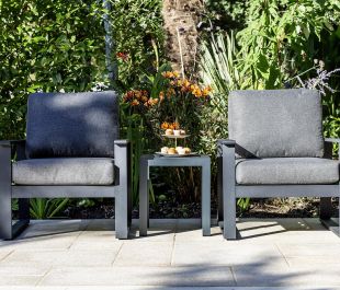 Windsor 2 Seat Aluminium Lounge Set