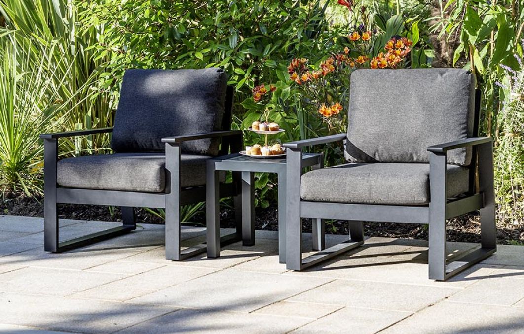 Windsor 2 Seat Aluminium Lounge Set