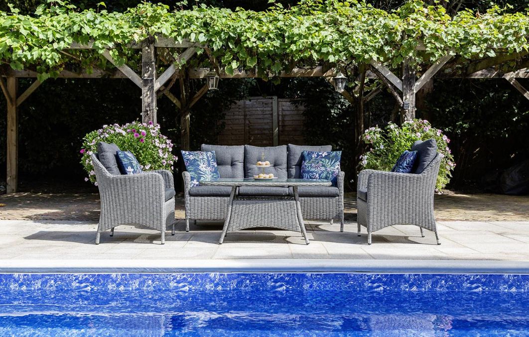 Verona 3 Seat Sofa with 2 Armchairs & Coffee Table