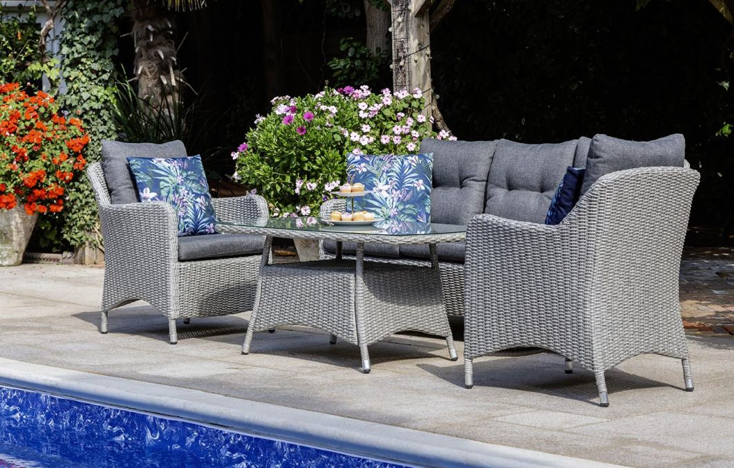 Verona 3 Seat Sofa with 2 Armchairs & Coffee Table